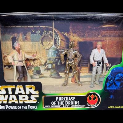 1997 Star Wars: The Power of the Force “Purchase of the Droids” Set