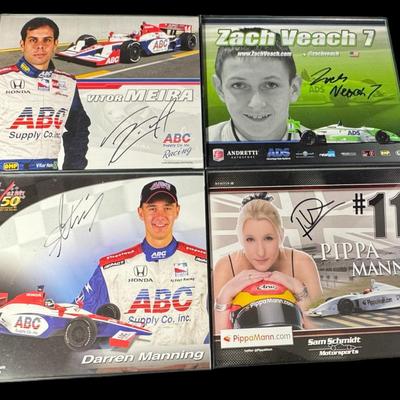 Autographed Indy Car Driver Assortment