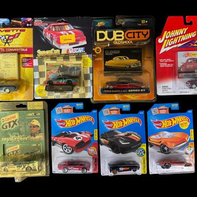Die Cast Car Assortment Including Hot Wheels