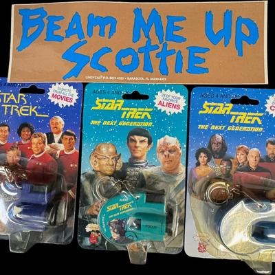 Vintage Star Trek Assortment Including a Fisher Space Pen