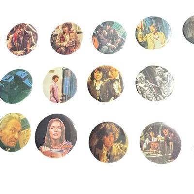 Vintage Dr. Who Assortment Including Pin Backs