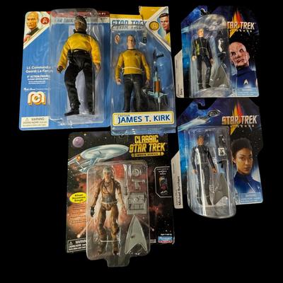 Star Trek Action Figures Including Wrath of Khan
