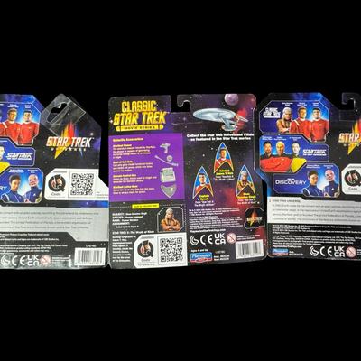 Star Trek Action Figures Including Wrath of Khan
