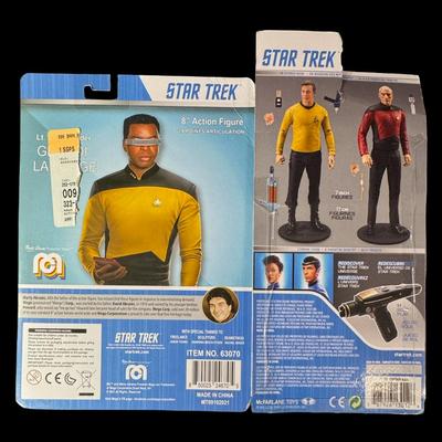 Star Trek Action Figures Including Wrath of Khan