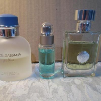 Sale Photo Thumbnail #10: Dolce & Gabbana Light Blue, Perry Ellis 360 degrees, Versace Homme by Versace for Men