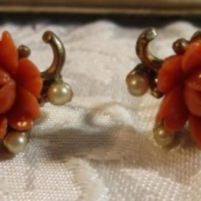 Sale Photo Thumbnail #57: Coral & pearl look, see pictures