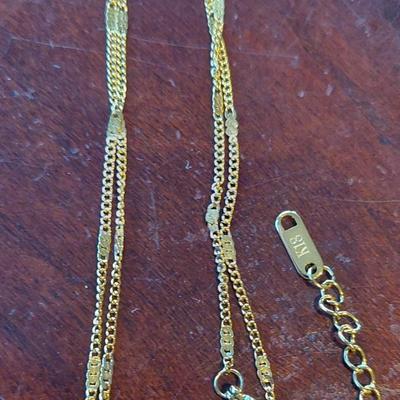 Authentic K18 gold Louis Vuitton Necklace