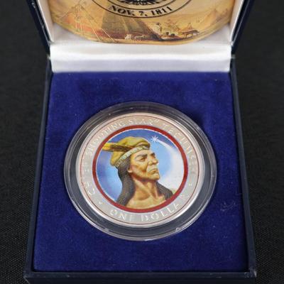 2002 Chief Tecumseh Silver Dollar