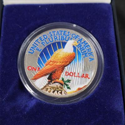 1922 Peace Dollar In Color