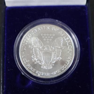 American Silver Eagle in Color