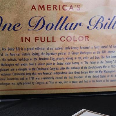 Colorized $1 Bill