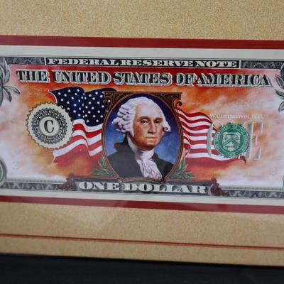 Colorized $1 Bill