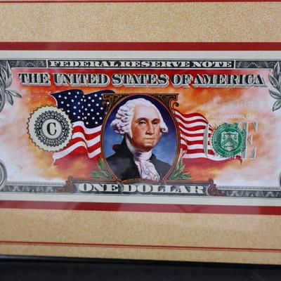 Colorized $1 Bill
