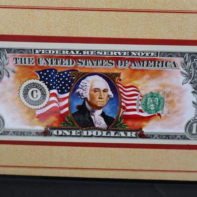 Colorized $1 Bill