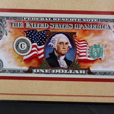 Colorized $1 Bill
