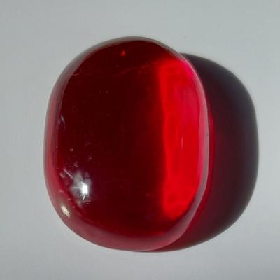 GIA CERTIFIED LAB GROWN RUBY 74.98 CT