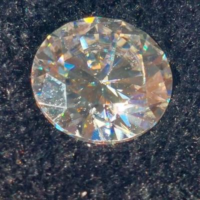 GIA certified lab grown Moissanite 4.08 carat