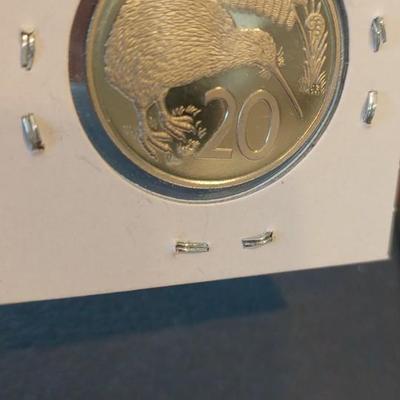 Silver coin New Zealand