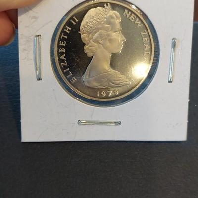 Silver coin New Zealand