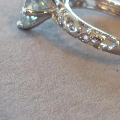 GRA CERTIFIED MOISSANITE RING SIZE 7