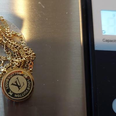 Authentic K18 gold Louis Vuitton Necklace
