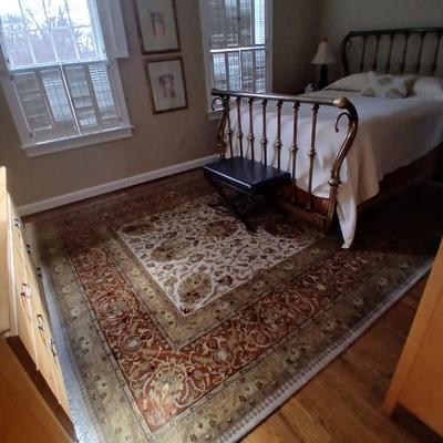 oriental rug, guest room