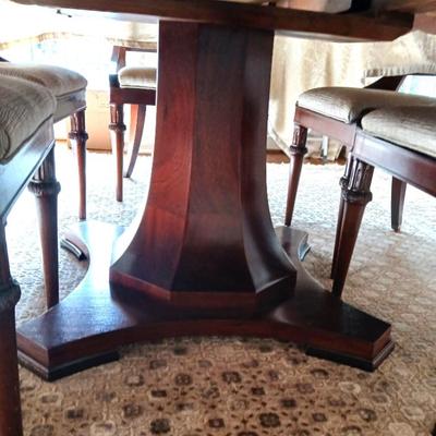 Baker dining table base