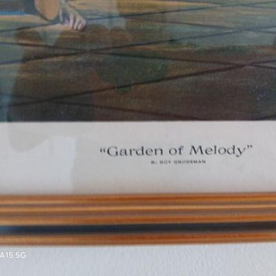 Garden of Melody framed print