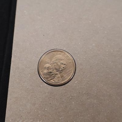 Sacagawea Coins in sealed display (Pair)