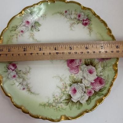 Vintage China Hand-painted Decorative Plate Elite Works Limoges France S M