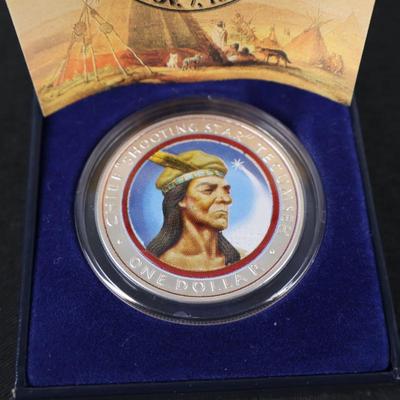2002 Chief Tecumseh Silver Dollar