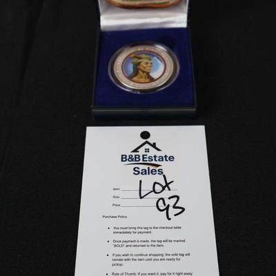 2002 Chief Tecumseh Silver Dollar