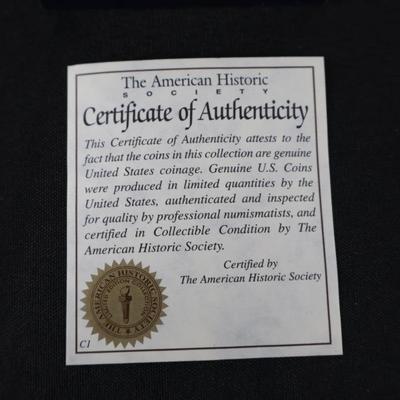 Space Shuttle Columbia Colorized Silver Dollar w/ Certificate – American Historic Society