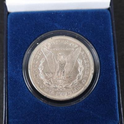 1921 Morgan Silver Dollar in Color