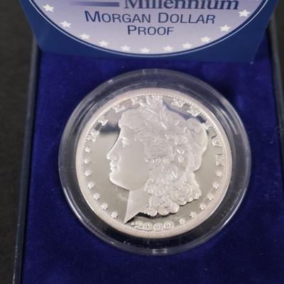 2000 Morgan Silver Dollar Proof - 1 oz Silver