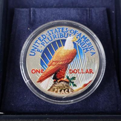1922 Peace Dollar in Color