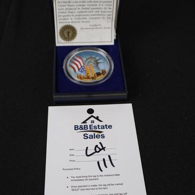 9/11 Commerative Coin - 1 oz Silver