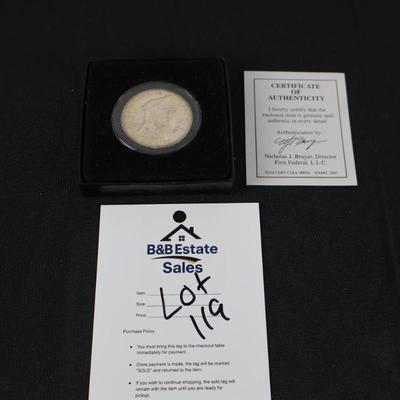 1947 Philippines One Peso – General Douglas MacArthur – Silver Coin