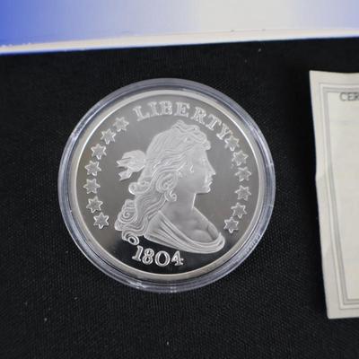 Reproduction Coins With Genuine Gold Coin