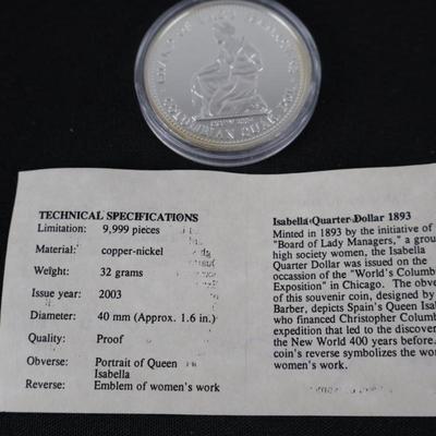 Reproduction Coins With Genuine Gold Coin