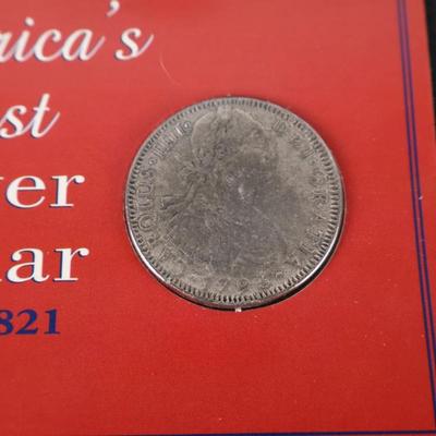 America’s First Silver Dollar – 1772–1821” replicas
