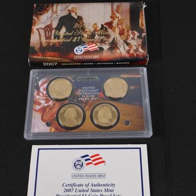 2007 US Mint President Coins