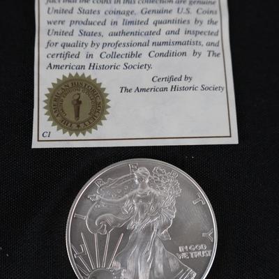 2005 Walking Liberty Coin - 1 oz Silver