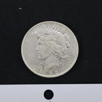 1922 Liberty Silver Dollar