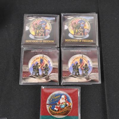 Commerative Silver Coin Lot (5) 1 oz Each