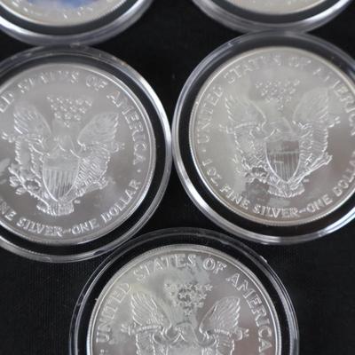 Commerative Silver Coin Lot (5) 1 oz Each