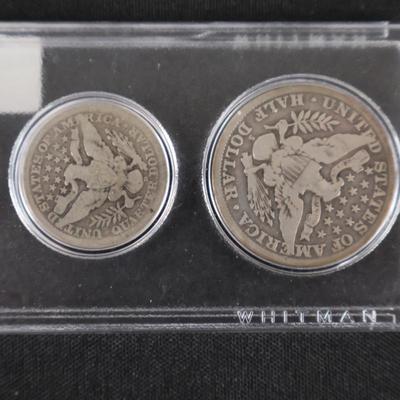 Coins in case Lot (2)