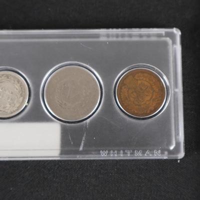 Coins in case Lot (2)