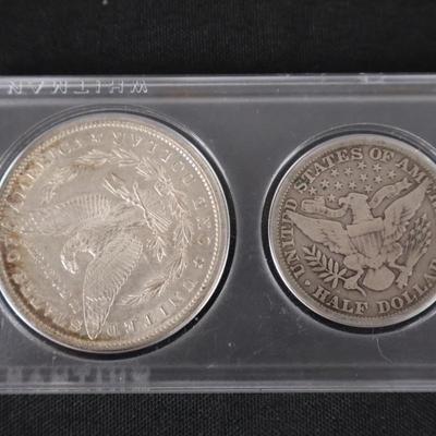 Coins in case Lot (2)