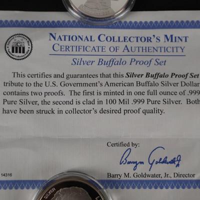 Silver Buffalo Proof Set